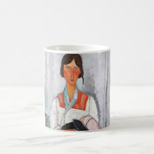 Mug Femme tzigane avec bébé, Modigliani
