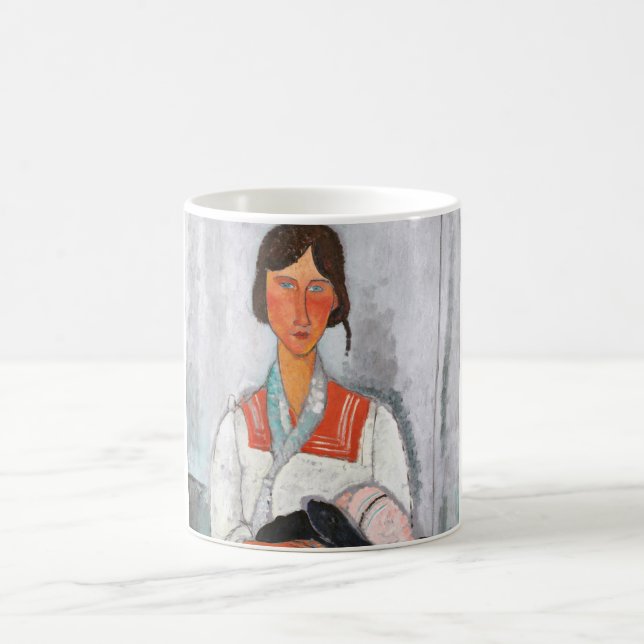 Mug Femme tzigane avec bébé, Modigliani (Centre)