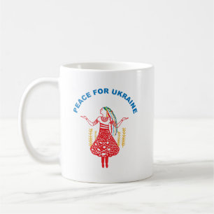 Mug Femme ukrainienne - Paix pour l'Ukraine