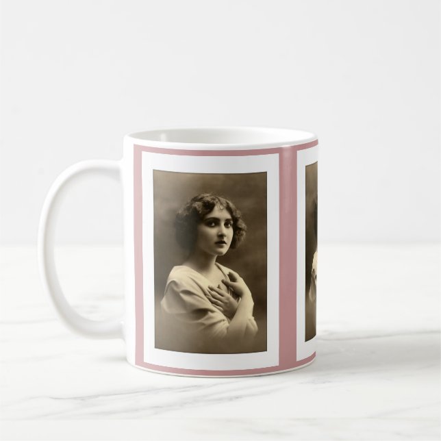 Mug femme victorienne les bras croisés (Gauche)