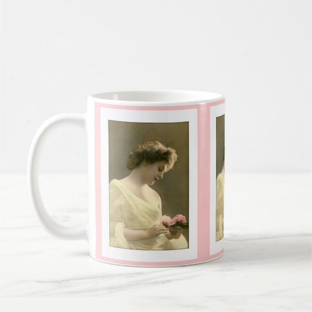 Mug femme victorienne rétrospective romantique (Gauche)