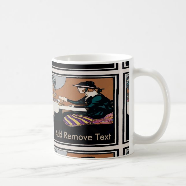 Mug Femme vintage ajouter du texte (Droite)