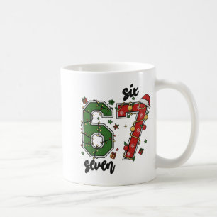 Mug Femme Vintage Six Seven 67 Mème 67 Noël Fêtes