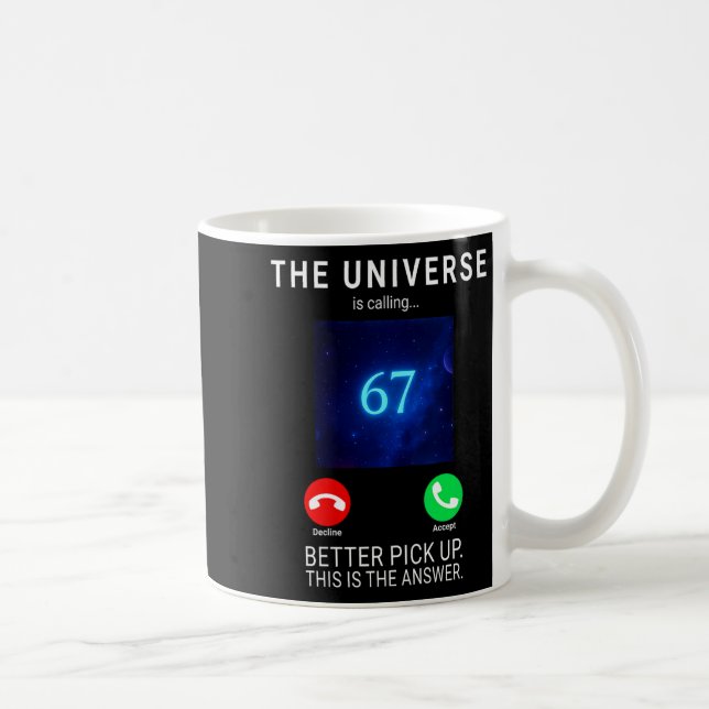 Mug Femmes 67 Meme L'univers Appelle V-neck  (Droite)