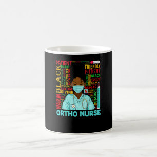 Mug Femmes Afro-Américaines Infirmière Ortho Noire Afr