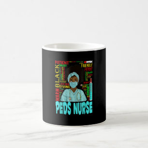 Mug Femmes Afro-Américaines Pédiatrie Infirmière Mois