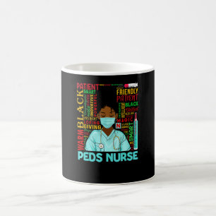 Mug Femmes Afro-Américaines Pédiatrie Infirmière Mois