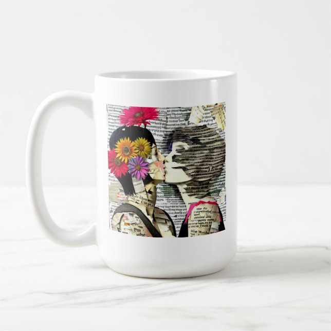 Mug Femmes amoureuses | Baiser de fierté (Gauche)