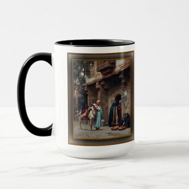 Mug Femmes Arabes Devant Une Porte (Gauche)