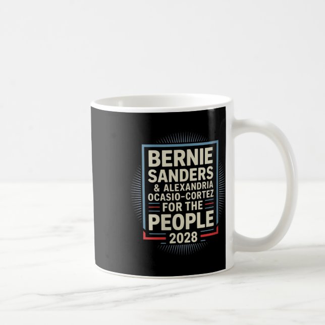 Mug Femmes Bernie Sanders Et Aoc 2028 Pour Président C (Droite)