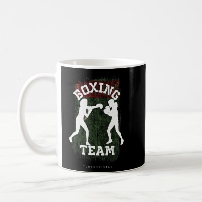Mug Femmes Boxer Turkménistan Combat Sports Combattant (Gauche)