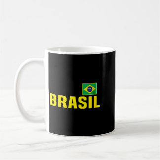 Mug Femmes Brésil - Drapeau Du Brésil - Conception Rét