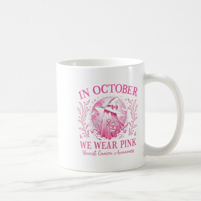 Mug Femmes Cancer Du Sein Femmes Halloween En Octobre  (Droite)