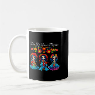 Mug Femmes Crâne de Sucre Dia De Los Muertos Catrina J