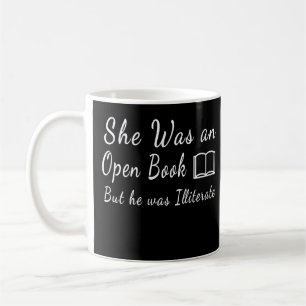 Mug Femmes Elle était un livre ouvert Mais il était il