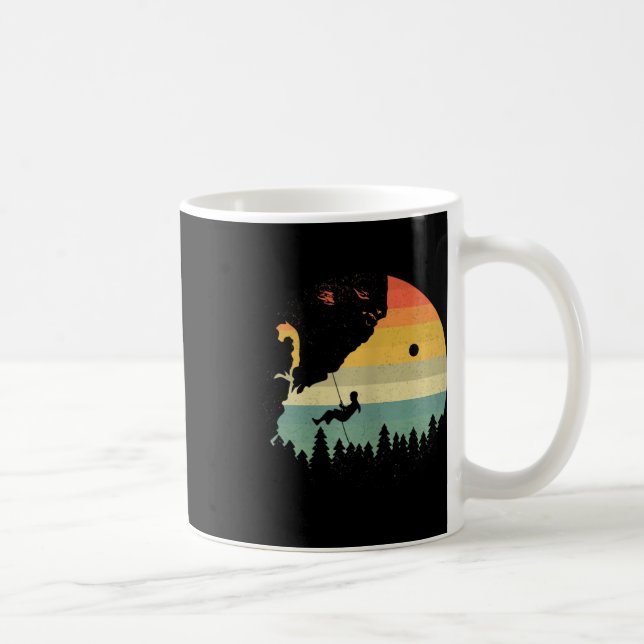 Mug Femmes en escalade de rocher  (Droite)