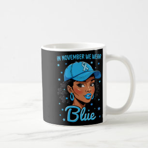 Mug Femmes En Novembre Nous Portons Blue Diabetes Sens