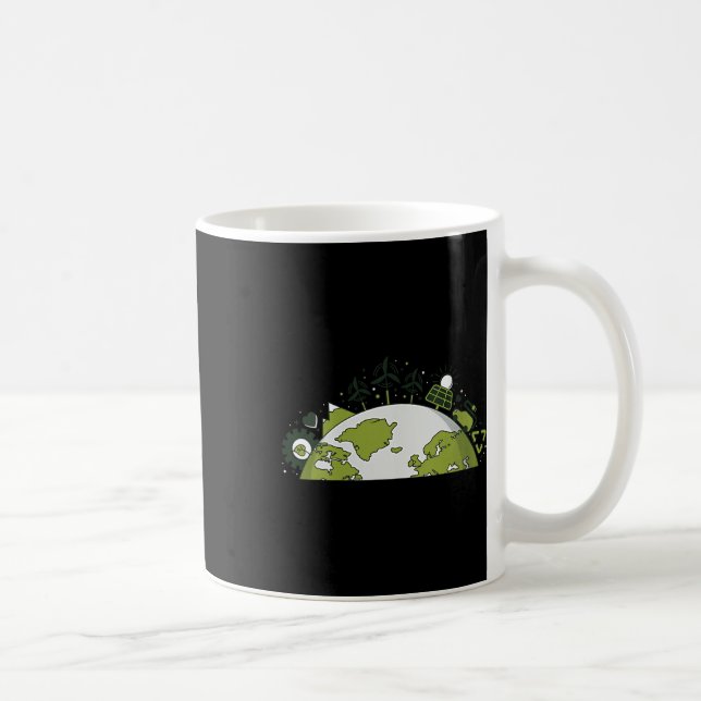 Mug Femmes Énergie renouvelable &amp; Recyclage - (Droite)