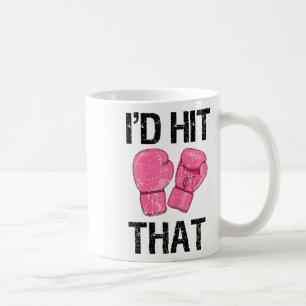 Mug Femmes Femmes Kickboxing Chemise Drôle Je frappera