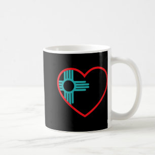 Mug Femmes J'aime Nouveau-Mexique Cœur Symbole Zia Nou