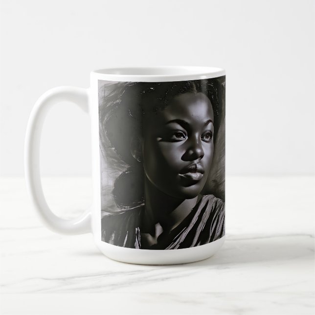 Mug Femmes "Jasmin" Au Charbon (Gauche)