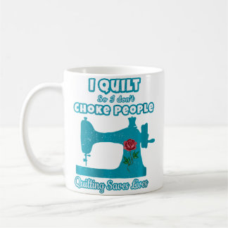 Mug Femmes Je Couds Des Courtepoints Pour Ne Pas Étran