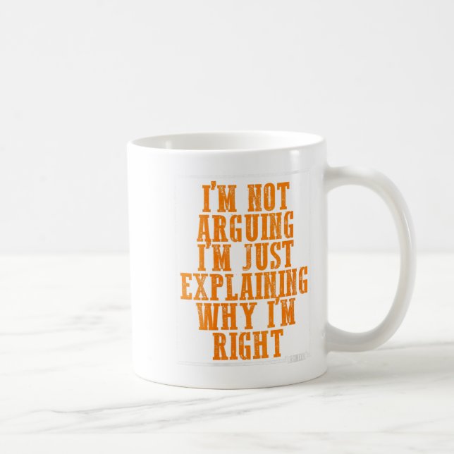 Mug Femmes Je ne prétends pas que je ne fais qu’expliq (Droite)
