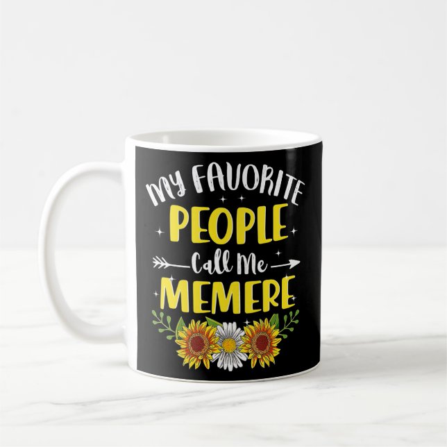 Mug Femmes Mes Favoris Les Gens M'Appelent Memere (Gauche)