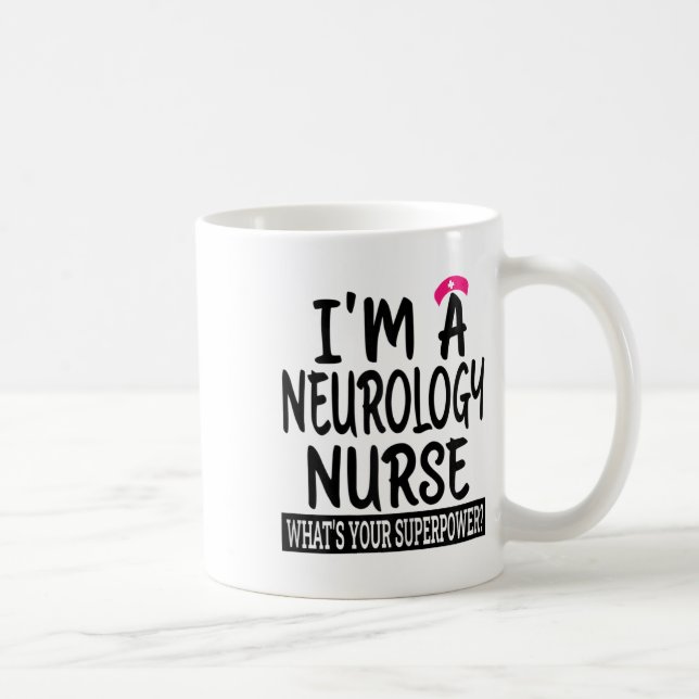 Mug Femmes Neurologie Infirmière Funny École De Nourri (Droite)