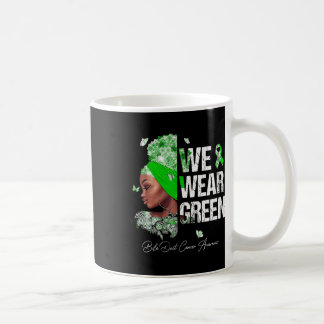Mug Femmes noires Nous portons Bile Verte Cancer de la