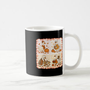 Mug Femmes Oie Vintage Saison Citrouille Automne Feuil