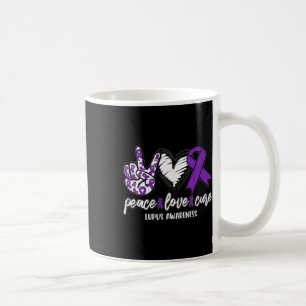 Mug Femmes Peace Love Cure Lupus Sensibilisation Rib