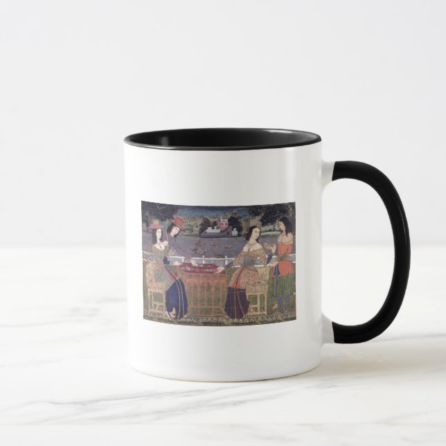 Mug Femmes portugaises mangeant un repas, Goa (Droite)