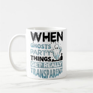 Mug Femmes Quand les Fantômes Font la Fête - Chasse au