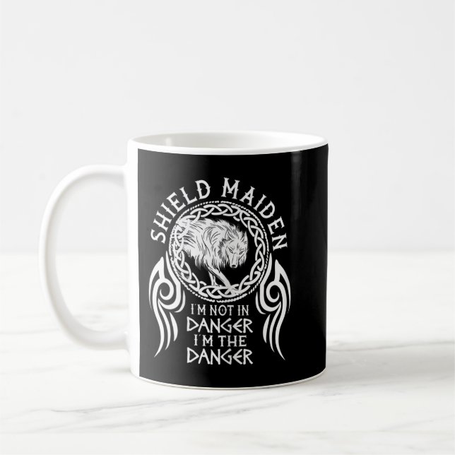 Mug Femmes vikings viking fenrir shieldmaiden Lagertha (Gauche)