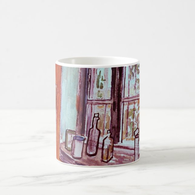 Mug Fenêtre de l'Atelier de Vincent van Gogh à l'Asile (Centre)