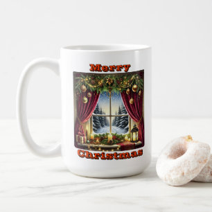 Mug Fenêtre de Noël sereine