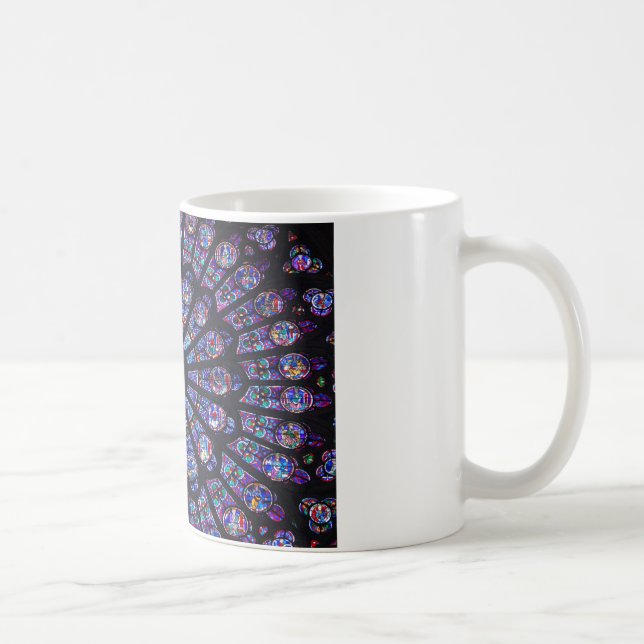 Mug Fenêtre rose de Notre Dame (Droite)