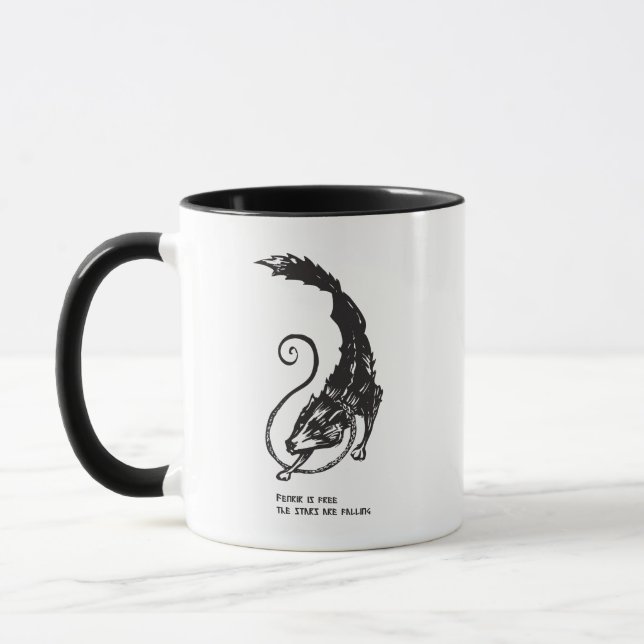 Mug Fenrir Fenris est free dog viking norse mythology (Gauche)