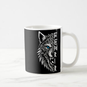Mug Fenrir loup viking d'Odin Norse Viking celtique Fe
