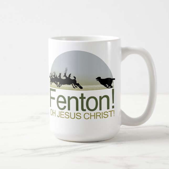 Mug Fenton ! le chien qui chasse le cerf à Richmond Pa (Droite)