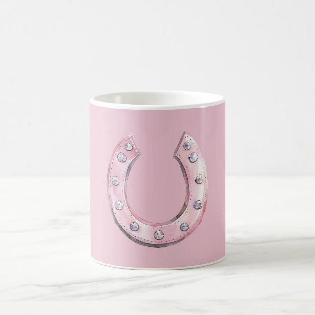 Mug Fer à cheval de bijoux roses (Centre)
