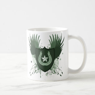 Mug fer à cheval irlandais chanceux