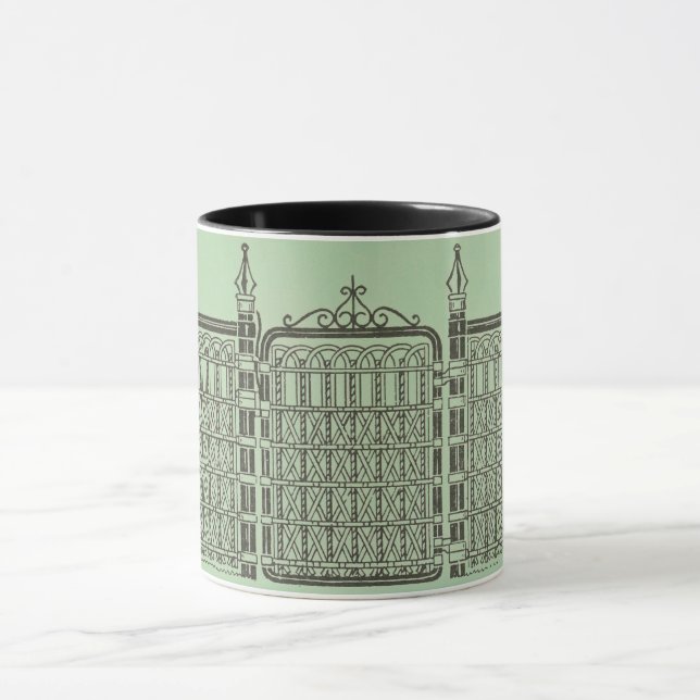 Mug Fer Antique Ornementale Clôture en Fer forgé (Centre)