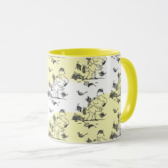 Mug Ferald Parmi Les Feuilles D'Automne (Devant droit)