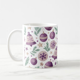 Mug férié fantaisiste – Dessin de cloche violette