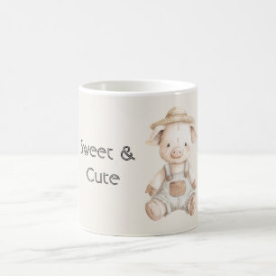 Mug Ferme d'animaux de porc mignon doux