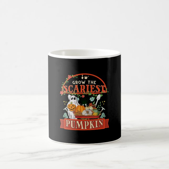 Mug Ferme de citrouilles Halloween (Centre)