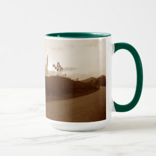 Mug Ferme de moulins à vent Vintage des années 1940 av