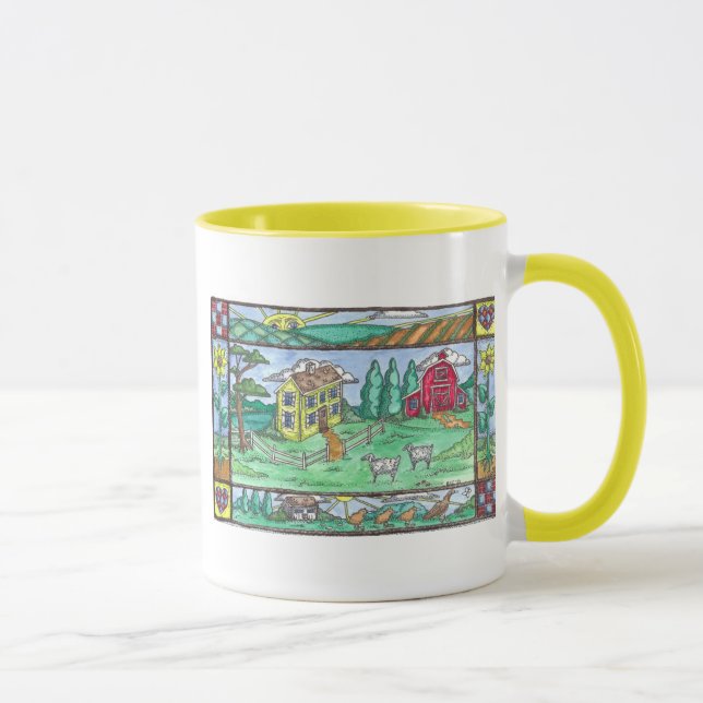 Mug Ferme de tournesol (Droite)